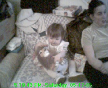 Rebecca with Lion